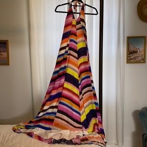 Mara Hoffman Halter Floor Length Dress- Small